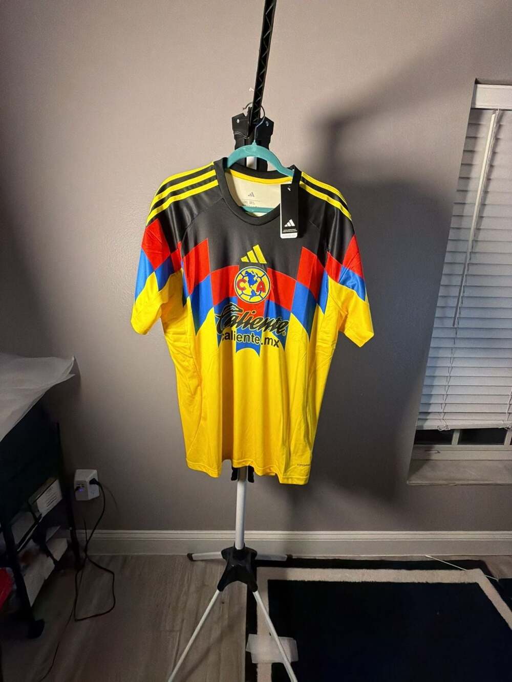 Adidas Club America 2025/26 Home Jersey 2XL Yellow Black